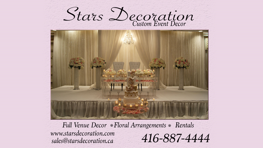 Stars Decoration Ltd Wedding Flowers And Decor Vaughan Bride Wants